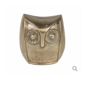 HD Designs Aluminum Owl - Gold 5.6 Inch